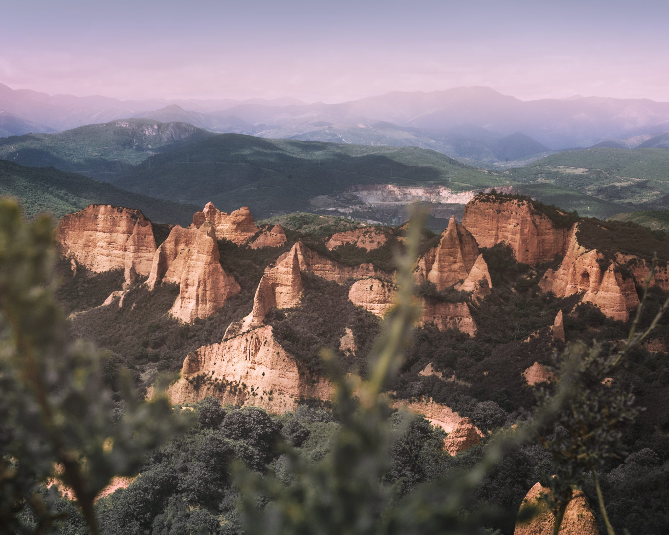 Panorámica de Las Médulas