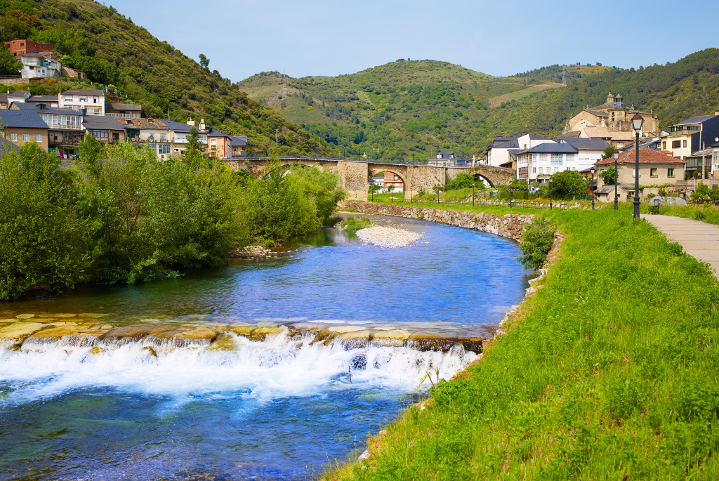 Zona de baño en Villafranca del Bierzo