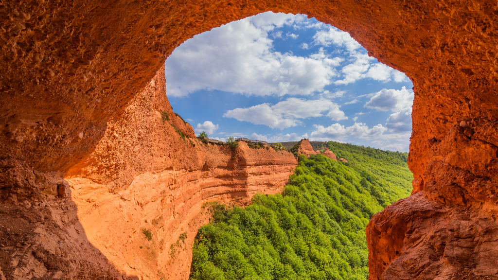 Vista de Las Médulas en El Bierzo