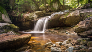 Cascada de agua en El Bierzo